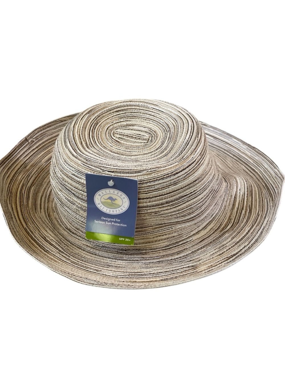 Wallaroo Sydney Sun Hat Light Brown UPF 30+ Packable Adjustable Brim Travel Boho